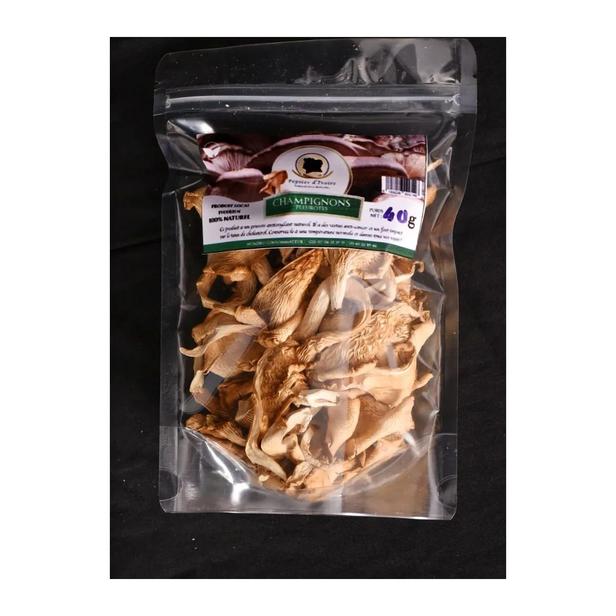 Champignons Pleurotes séchés — Pépites d’Ivoire — photo 1